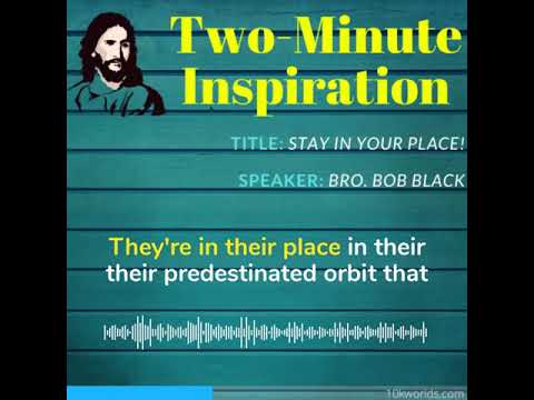 Two-Minute Inspiration